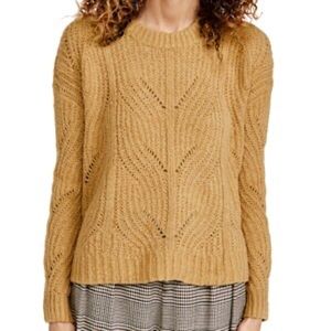 Madewell Mustard Crew Neck Sweater